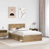  Konstrukcija postelje Oreh 120 x 200 cm Masivno borovo les, (5000102628) | Shoptok.si
