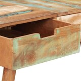 vidaXL Toaletni stolić s ogledalom 112x45x76 cm od obnovljenog drva | shoptok.hr