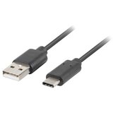 Lanberg Kabel USB 2.0 Macho/USB C Macho Quick Charge 3,0 1M Črnec, (21091127) Cene