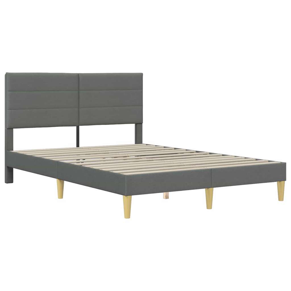  Okvir za krevet Tamno siva 120 x 190 cm Poliester - Tamno siva 120 x 190 cm | shoptok.hr