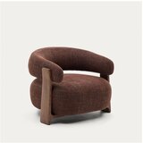 Kave Home Rjav fotelj iz šenilje Granite – | Shoptok.si