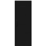 vidaXL Stenska kuhinjska omarica Črna 30 x 31 x 80 cm Konstruiran les | Shoptok.si