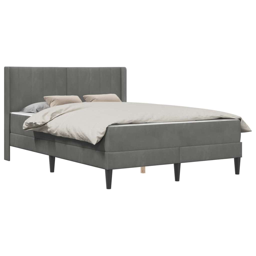  Okvir za krevet Tamno siva 120 x 190 cm Baršun - Tamno siva 120 x 190 cm | shoptok.hr