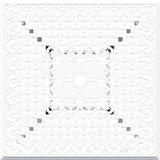  3-dijelni vrtni bistro set bijeli lijevani aluminij | shoptok.hr