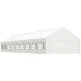 vidaXL Sjenica s krovom bijela 20 07 x 5 88 x 3 75 m polietilen Cijene
