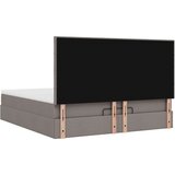  Otomanski posteljni okvir z vzmetnico taupe 160x200 cm blago, (22053332) | Shoptok.si