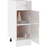 vidaXL Spodnja omarica s predalom visok sijaj bela 30x46x81,5 cm, (20621301) | Shoptok.si