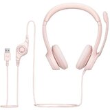 Logitech Slušalke H390, roza, USB | Shoptok.si