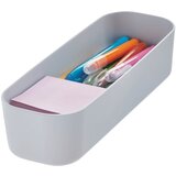 iDesign Siva škatla za shranjevanje Eco Bin, 27,43 x 9,14 cm | Shoptok.si