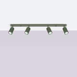  Brilagi - LED spot svetiljka CRESTO 4xGU10/10W/230V zelena | Eponuda.com