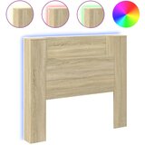 Maison Chic posteljno vzglavje - vzglavna omarica - nočna omarica led sonoma hrast 120x16,5x103,5 cm, (21705762) Cene
