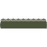 vidaXL Robniki za trato 20 pcs Oljčno zelena 103 x 0,05 x 22 cm Jeklo, (5000110942) | Shoptok.si