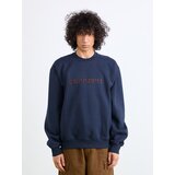 Carhartt WIP Majica marine / temno rjava | Shoptok.si