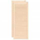  Vrata za ormarić rešetkasti dizajn 2 kom 99,3x39,4 cm borovina | shoptok.hr