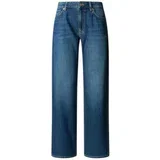 Jeans straight PL20490264F20 000 Modra