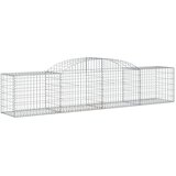  Lučne gabionske košare 6 kom 300x50x60/80 cm pocinčano željezo | shoptok.hr