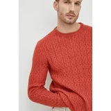 Pepe Jeans Pulover s dodatkom vune za muškarce, boja: crvena,