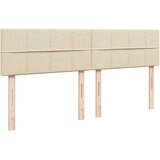 vidaXL otomanski okvir kreveta s madracima krem 200x200cm od tkanine | shoptok.hr