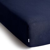 DecoKing Plahta s gumom Amber 220-240x220 cm, tamnoplava | shoptok.hr