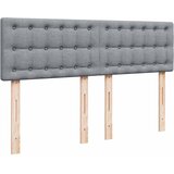  Krevet box spring s madracem svjetlosivi 140x200 cm od tkanine | shoptok.hr