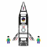  Magnetni građevinski blokovi Figure svemirskih raketa 26 kom. Slike