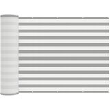 vidaXL Zaslon za privatnost na balkonu 200 x 500 cm - Svijetlosiva i bijela 200 x 500 cm | shoptok.hr