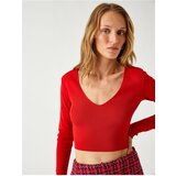 Koton Sweater - Red - Slim fit Cene