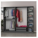 Hanah home kale - 5090 anthracite wardrobe | ePonuda.com