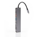  USB hub 7u1 sa Power Delivery 100 W i HDMI 4K | Eponuda.com