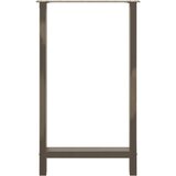  Noge za barski stol Prirodni čelik 2 kom 60 x (100-101) cm Čelik | shoptok.hr