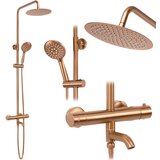 Rea Tuš set s termostatom Lungo Copper Brush | shoptok.hr