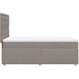  Krevet s oprugama i madracem smeđesivi 90x200 cm od tkanine | shoptok.hr