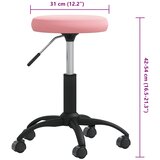 Masažna stolica baršunasta roza | Eponuda.com