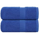 vidaXL Ručnici za goste FROGN 2 kom. Plavi 30x50 cm 360 g/m² - Plava 30 x 50 cm 2 | shoptok.hr
