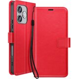 Oem Mayaxess, Denarnica etui Honor 600 Lite z zapestnim trakom in oporo, Rdeča, (5000273854) | Shoptok.si