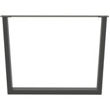  Noge za blagovaonski stol V-oblika 2 kom antracit 100 x (72-73,3) cm čelik | shoptok.hr