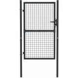  Vrtna vrata od mrežastog čelika 100x150 cm, siva | shoptok.hr
