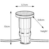 Markslöjd 106935 - LED Spoljašnje ugradno svetlo GARDEN24 LED/3W/24V IP44 crna | Eponuda.com