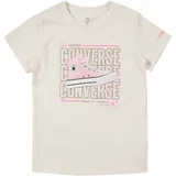 Converse Majica 'CHUCK TAYLOR' temno siva / roza / pastelno roza / bela