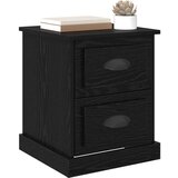vidaXL Noćni ormar Crni hrast 39 x 39 x 47.5 cm Konstruirano drvo | shoptok.hr