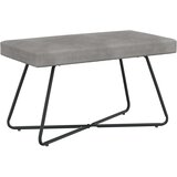  Klupa Svjetlosiva 80 x 40 x 45 cm Baršun | Eponuda.ba