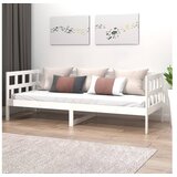 Dnevni ležaj bijeli od masivne borovine 90 x 190 cm | shoptok.hr