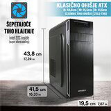 GREED Multimedia PC - namizni / pisarniški računalnik - Intel Core i7 4790 - 4,0 GHZ - 16GB RAM - 240GB SSD + 1TB HDD - DVD+RW - WLAN - Win11 Pro, (21912904) | Shoptok.si