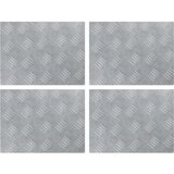 vidaXL Srebrna Aluminij 40 x 30 x 0.3 cm Aluminijski stepenasti oblozi | shoptok.hr