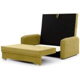 ELTAP Žuta sklopiva/s prostorom za odlaganje sofa od šenila 155 cm Laine – | shoptok.hr