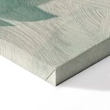  Slika - Watercolor Botanical Motif Delicate Green-Beige Leaves 120x80 Premium Print | shoptok.hr