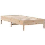  Krevet s regalom za knjige bez madraca 75x190 cm borovina | shoptok.hr