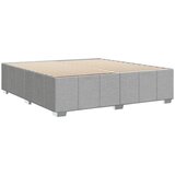  Okvir za krevet bez madraca svjetlosivi 200 x 200 cm od tkanine | Eponuda.com