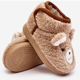 Boto Children's fleece slippers with bear beige Eberra | ePonuda.com
