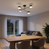 Brilagi LED RGB prigušiva prislonjen luster MONO 4xGX53/14W/230V Wi-Fi Tuya crna | Eponuda.com